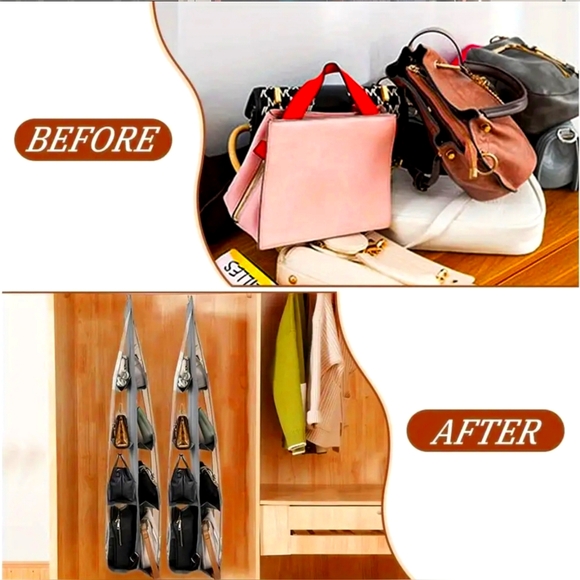 Bag Organizer 8 Grids Grey Color - Picture 5 of 5